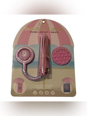 XO Poppy Pink Umbrella Tech Mount - NWT **